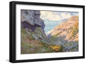 Isle of Wight, Blackgang-A Heaton Cooper-Framed Art Print