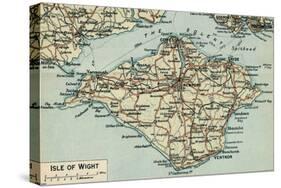 'Isle of Wight.', c20th Century-John Bartholomew-Stretched Canvas