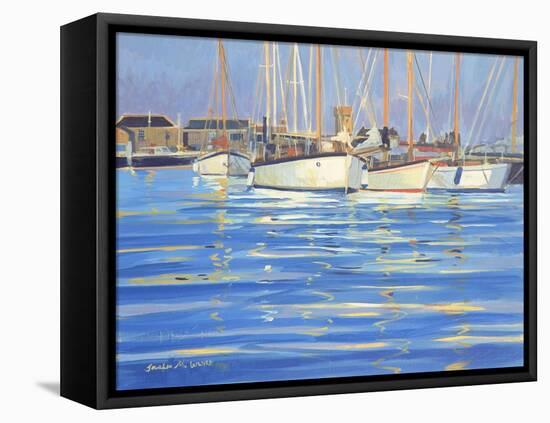 Isle of Wight Old Gaffers, 2000-Jennifer Wright-Framed Stretched Canvas