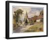 Isle of Wight: Shorwell-null-Framed Art Print