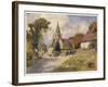 Isle of Wight: Shorwell-null-Framed Art Print