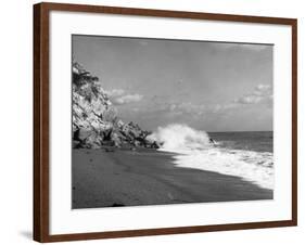 Isle of Wight Waves-null-Framed Photographic Print