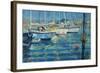 Isle of Wight - Yacht Reflections, 2010-Jennifer Wright-Framed Giclee Print