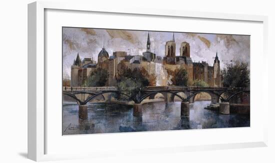 Isle St. Louis Paris-Marti Bofarull-Framed Giclee Print