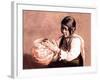 Isleta Pottery Maker-Carl And Grace Moon-Framed Photo