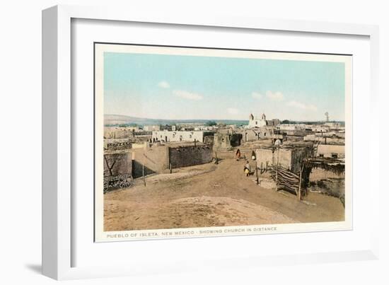 Isleta Pueblo, New Mexico-null-Framed Art Print