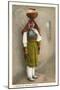 Isleta Pueblo Woman, New Mexico-null-Mounted Art Print