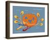 Islets of Langerhans, Diagram-Monica Schroeder-Framed Giclee Print