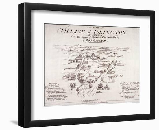 Islington, London, C1860-null-Framed Giclee Print