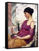 Ismenia-John William Godward-Framed Stretched Canvas