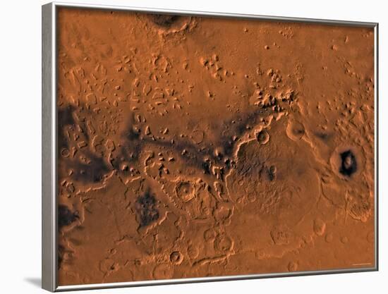 Ismenius Lacus Region of Mars-Stocktrek Images-Framed Photographic Print