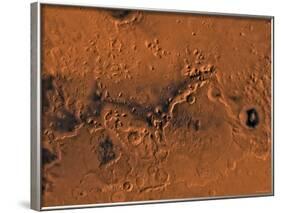 Ismenius Lacus Region of Mars-Stocktrek Images-Framed Photographic Print