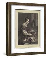 Isn't This a Dainty Dish?-null-Framed Premium Giclee Print