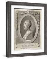 Isocrates Athenian Statesman and Orator-null-Framed Art Print