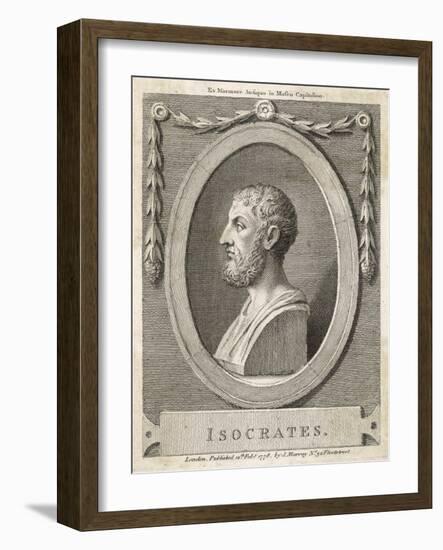 Isocrates Athenian Statesman and Orator-null-Framed Art Print