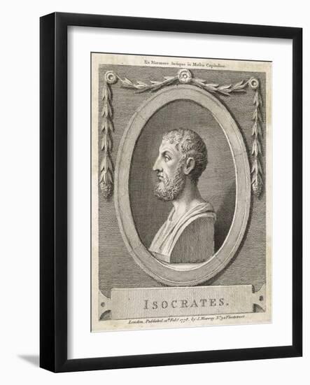 Isocrates Athenian Statesman and Orator-null-Framed Art Print