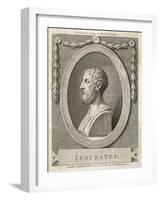 Isocrates Athenian Statesman and Orator-null-Framed Art Print