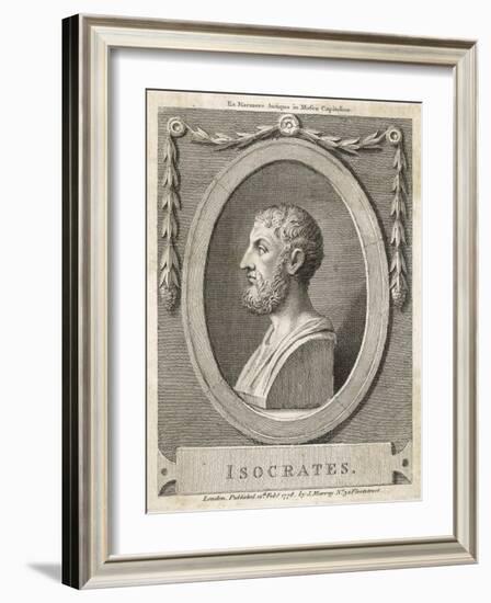 Isocrates Athenian Statesman and Orator-null-Framed Art Print
