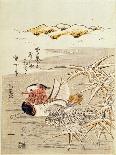 Lovers under a Pine Tree with Broom, C. 1771-Isoda Koryusai-Giclee Print