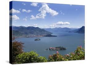 Isola Bella and Isola Madre, Stresa, Lake Maggiore, Piedmont, Italy, Europe-Angelo Cavalli-Stretched Canvas