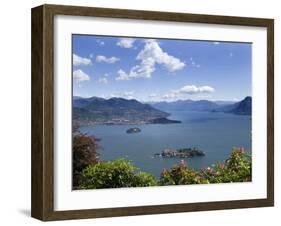 Isola Bella and Isola Madre, Stresa, Lake Maggiore, Piedmont, Italy, Europe-Angelo Cavalli-Framed Photographic Print