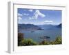 Isola Bella and Isola Madre, Stresa, Lake Maggiore, Piedmont, Italy, Europe-Angelo Cavalli-Framed Photographic Print