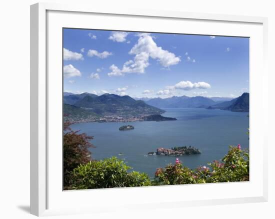 Isola Bella and Isola Madre, Stresa, Lake Maggiore, Piedmont, Italy, Europe-Angelo Cavalli-Framed Photographic Print