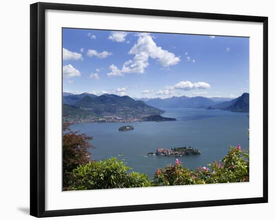 Isola Bella and Isola Madre, Stresa, Lake Maggiore, Piedmont, Italy, Europe-Angelo Cavalli-Framed Photographic Print