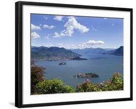 Isola Bella and Isola Madre, Stresa, Lake Maggiore, Piedmont, Italy, Europe-Angelo Cavalli-Framed Photographic Print