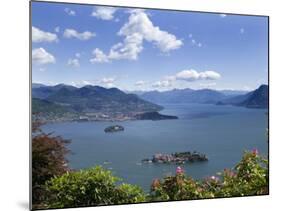 Isola Bella and Isola Madre, Stresa, Lake Maggiore, Piedmont, Italy, Europe-Angelo Cavalli-Mounted Photographic Print