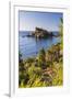 Isola Bella Island Seen from the Long Walk Up to the Cente of Taormina-Matthew Williams-Ellis-Framed Photographic Print