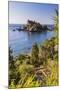 Isola Bella Island Seen from the Long Walk Up to the Cente of Taormina-Matthew Williams-Ellis-Mounted Photographic Print