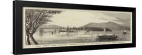 Isola Bella, Lago Maggiore, Recently Visited by Her Majesty and the Princess Beatrice-null-Framed Giclee Print