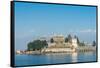 Isola Bella, one of the Borromeo Islands in winter, Lake Maggiore, Piedmont, Italian Lakes, Italy, -Alexandre Rotenberg-Framed Stretched Canvas