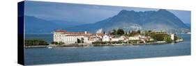 Isola Bella Seen from Ferry, Borromean Islands, Lake Maggiore, Piedmont, Italy-null-Stretched Canvas