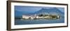 Isola Bella Seen from Ferry, Borromean Islands, Lake Maggiore, Piedmont, Italy-null-Framed Photographic Print