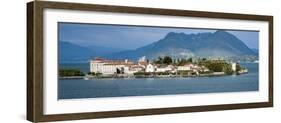 Isola Bella Seen from Ferry, Borromean Islands, Lake Maggiore, Piedmont, Italy-null-Framed Photographic Print