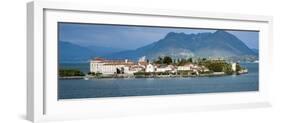 Isola Bella Seen from Ferry, Borromean Islands, Lake Maggiore, Piedmont, Italy-null-Framed Photographic Print