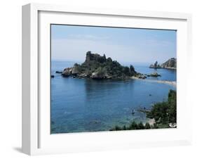 Isola Bella, Taormina, Island of Sicily, Italy, Mediterranean-Sheila Terry-Framed Photographic Print