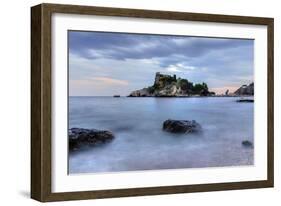 Isola Bella, Taormina, Messina, Sicily, Italy-Joana Kruse-Framed Photographic Print