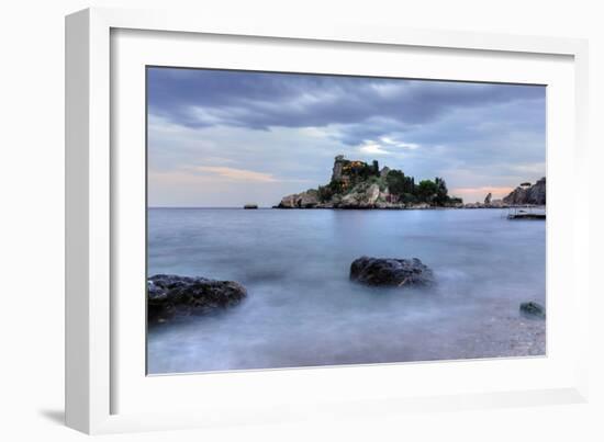 Isola Bella, Taormina, Messina, Sicily, Italy-Joana Kruse-Framed Photographic Print