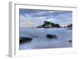 Isola Bella, Taormina, Messina, Sicily, Italy-Joana Kruse-Framed Photographic Print