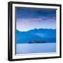 Isola Dei Pescatori (Fishermen's Islands) Illuminated at Dusk, Borromean Islands, Lake Maggiore-Doug Pearson-Framed Photographic Print