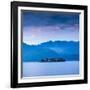 Isola Dei Pescatori (Fishermen's Islands) Illuminated at Dusk, Borromean Islands, Lake Maggiore-Doug Pearson-Framed Photographic Print