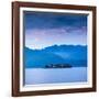 Isola Dei Pescatori (Fishermen's Islands) Illuminated at Dusk, Borromean Islands, Lake Maggiore-Doug Pearson-Framed Photographic Print