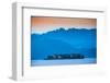 Isola Dei Pescatori (Fishermen's Islands) Illuminated at Sunset, Borromean Islands, Lake Maggiore-Doug Pearson-Framed Photographic Print