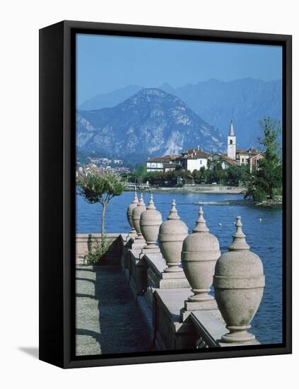 Isola Dei Pescatori, Lake Maggiore, Italy-Peter Thompson-Framed Stretched Canvas