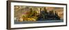 Isola di Loreto, Iseo Lake, Lombardy, Italy-Panoramic Images-Framed Photographic Print