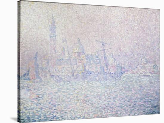 Isola di San Giorgio, Brume Rose, Venise, 1904-Paul Signac-Stretched Canvas