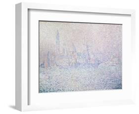 Isola di San Giorgio, Brume Rose, Venise, 1904-Paul Signac-Framed Giclee Print